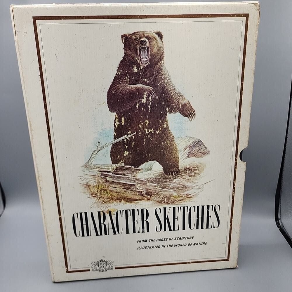 Character Sketches from the Pages of Scripture Illustrated Gothard 1st Edition
